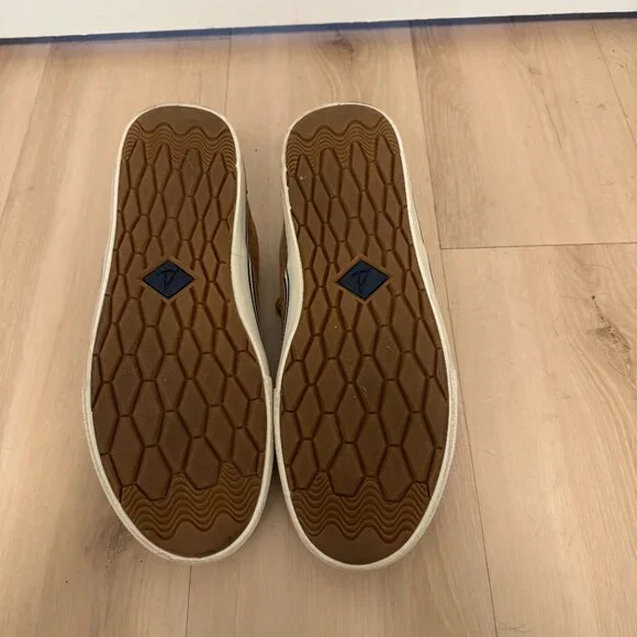 NWOT Sperry Men's Brown Suede Sneakers Size 10.5 - Picture 5 of 5